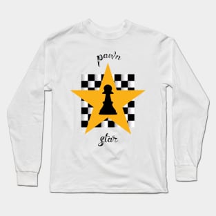 Pawn Star Chess Design Long Sleeve T-Shirt